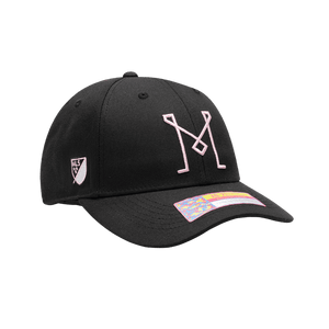Fan Ink Inter Miami CF Standard Adjustable Hat MMIA-2071-5086 Black