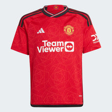 Load image into Gallery viewer, adidas Manchester United FC Home Juniors Jersey 2023/24 IP1736 RED/BLACK