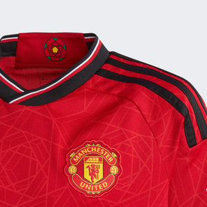 adidas Manchester United FC Home Juniors Jersey 2023/24 IP1736 RED/BLACK