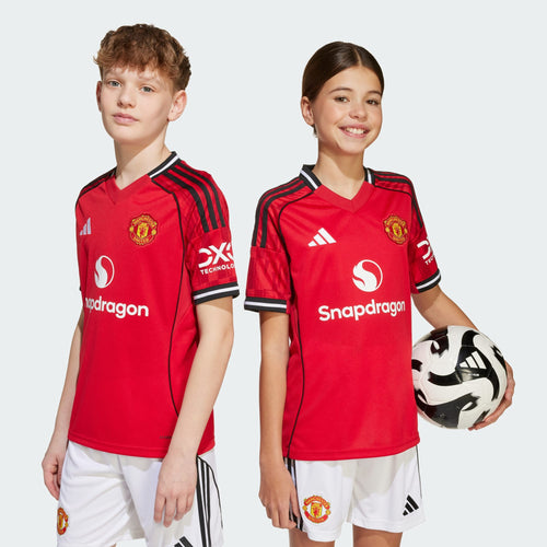 adidas Manchester United 25/26 Home Jersey Youth JP3013