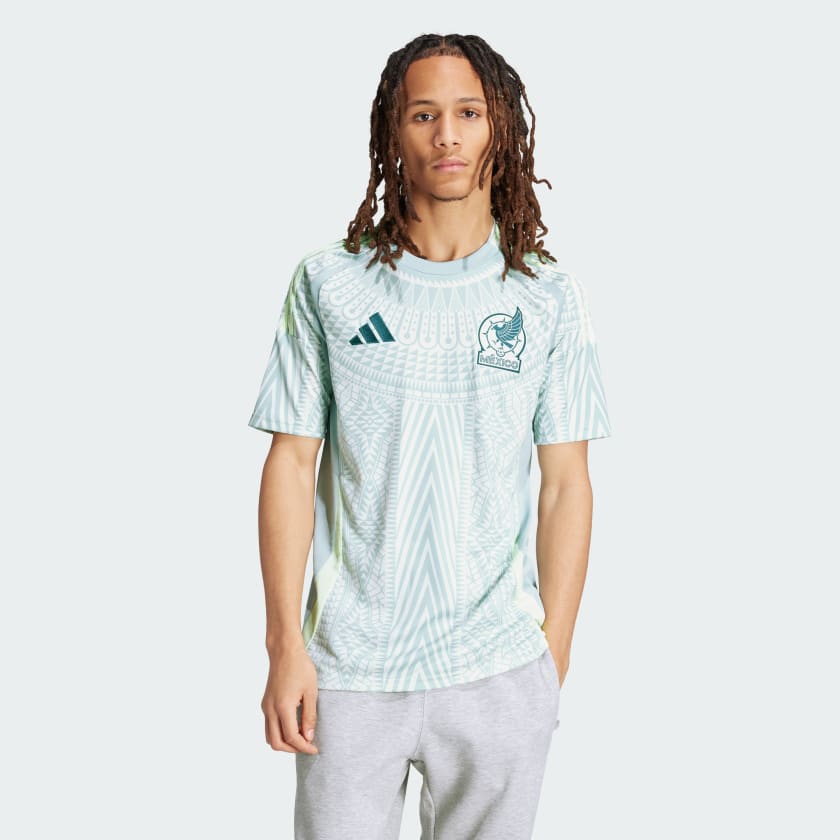 adidas Mexico 24 Away Adult Jersey IP6384 Linen Green – Soccer Zone