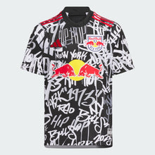 Load image into Gallery viewer, adidas New York Red Bulls 23/24 Youth Third Jersey HZ2031 Black / Team Collegiate Red