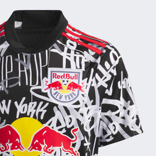 Load image into Gallery viewer, adidas New York Red Bulls 23/24 Youth Third Jersey HZ2031 Black / Team Collegiate Red
