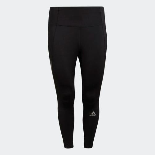 adidas Own The Run 7/8 Running Leggings Plus Size GU3838 Black