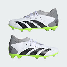 Load image into Gallery viewer, adidas Predator Accuracy.3 Firm Ground Juniors Soccer Cleats IE9504 Cloud White/Black/Lucid Lemon