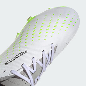 adidas Predator Accuracy.3 FG Low Soccer Cleats GZ0014 Cloud White/Black/Lucid Lemon