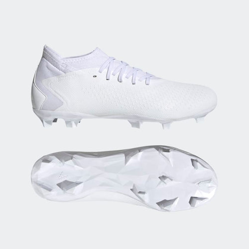 Adidas Predator Accuracy.3 FG Soccer Cleats HQ1077 WHITE