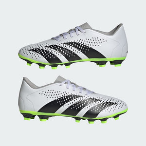 adidas Predator Accuracy.4 FxG Soccer Cleats GZ0013 Cloud White/Black/Lucid Lemon