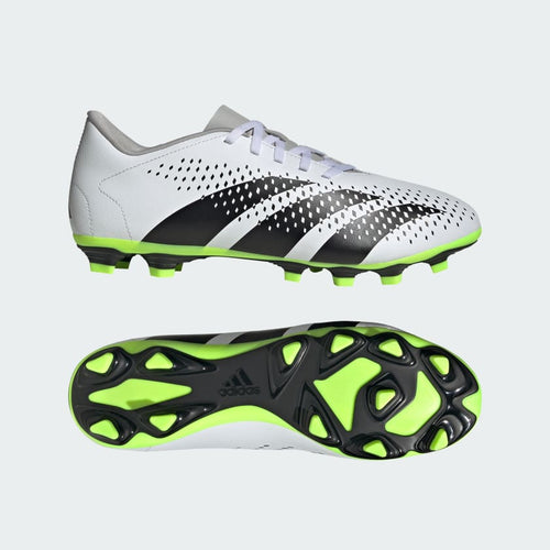 adidas Predator Accuracy.4 FxG Soccer Cleats GZ0013 Cloud White/Black/Lucid Lemon