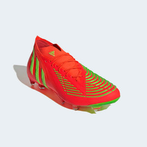 adidas Predator Edge .1 FG Adult Soccer Cleats GW1029 Solar Red/Team Solar Green/Core Black
