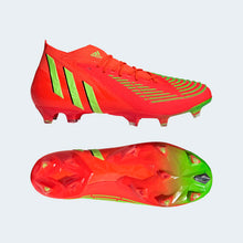 Load image into Gallery viewer, adidas Predator Edge .1 FG Adult Soccer Cleats GW1029 Solar Red/Team Solar Green/Core Black