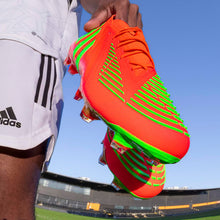 Load image into Gallery viewer, adidas Predator Edge .1 FG Adult Soccer Cleats GW1029 Solar Red/Team Solar Green/Core Black