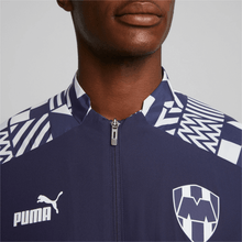 Load image into Gallery viewer, Puma Monterrey Prematch Jacket 767461 01 BLUE/WHITE