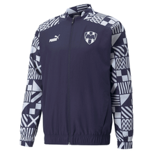 Load image into Gallery viewer, Puma Monterrey Prematch Jacket 767461 01 BLUE/WHITE