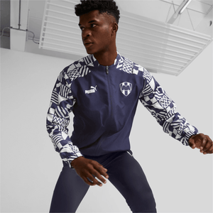 Puma Monterrey Prematch Jacket 767461 01 BLUE/WHITE
