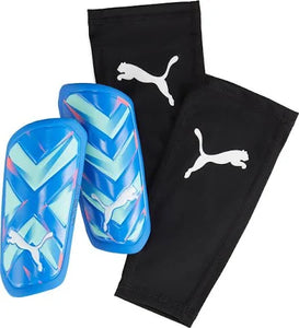 Puma Ultra Flex Sleeve Shin Guards 030873 11 Bluemazing/Peppermint