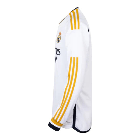 Adidas Real Madrid CF Adult Long Sleeve Home Jersey 23 24 IB0018