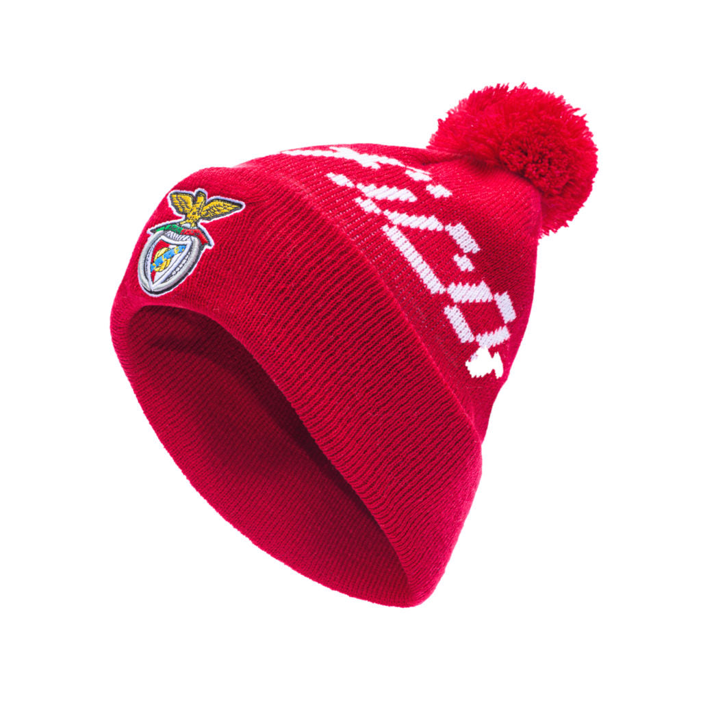 Benfica Pom Beanie Red/White