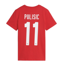 Load image into Gallery viewer, Puma AC Milan Pulisic Youth Cotton Tee 785907 11