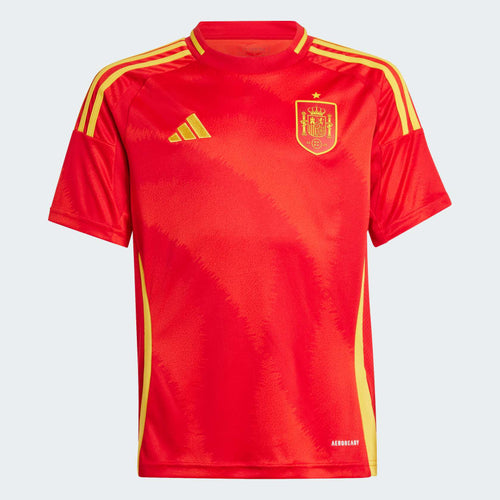adidas Spain 24 Home Youth Jersey IP9351  Better Scarlet