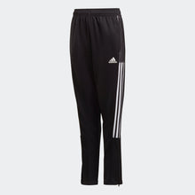 Load image into Gallery viewer, adidas Youth Tiro 21 Track Training Pants GM7374 Black/White