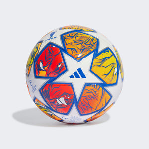 adidas UCL 23/24 Knockout Mini Soccer Ball IN9337 White/ Glow Blue/Flash Orange