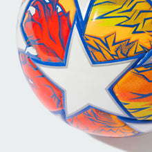 Load image into Gallery viewer, adidas UCL 23/24 Knockout Mini Soccer Ball IN9337 White/ Glow Blue/Flash Orange