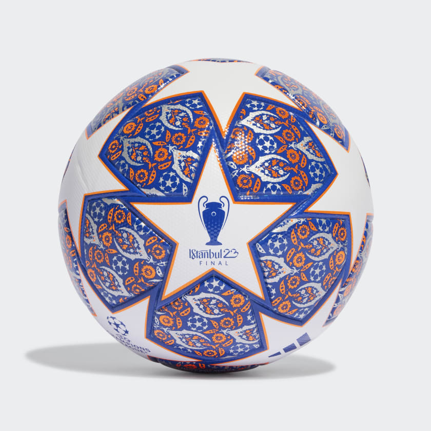 adidas UEFA Champions League UCL League Ball HU1580 White/ Royal Blue/Solar Orange/Silver Metallic