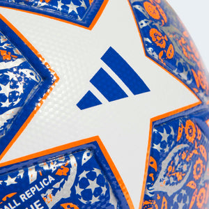 adidas UEFA Champions League UCL League Ball HU1580 White/ Royal Blue/Solar Orange/Silver Metallic