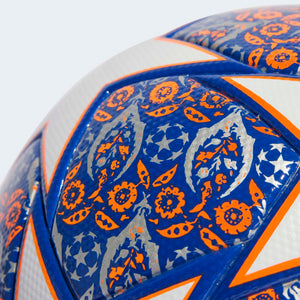 adidas UEFA Champions League UCL League Ball HU1580 White/ Royal Blue/Solar Orange/Silver Metallic