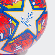 Load image into Gallery viewer, adidas UCL Training 23/24 Knockout Soccer Ball IN9332 White/Glow Blue/Flash Orange