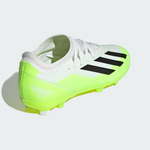 adidas X CrazyFast.3 Firm Ground Soccer Juniors Cleats ID9352 Cloud White/Black/Lucid Lemon