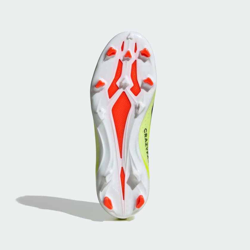 adidas X Crazyfast League FG Junior Soccer Cleat IF0691 Neon