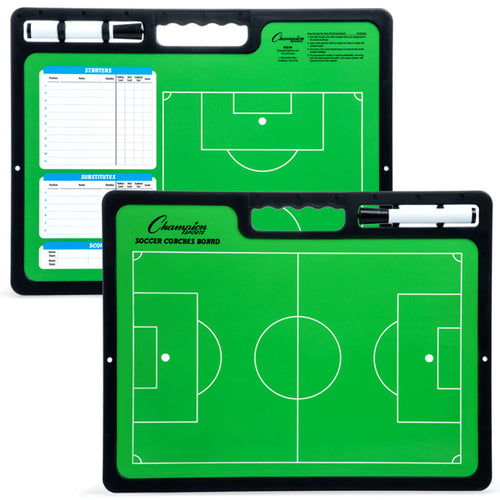 Champion XL 2-Sided Dry-Erase Soccer Coaches Board CBSBXL