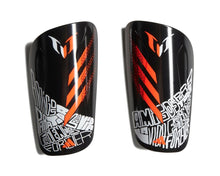 Load image into Gallery viewer, adidas Messi Club Soccer Shin Guards HD3901 BLACK/WHITE/ORANGE