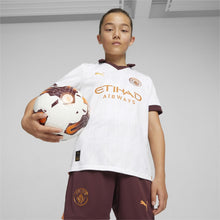 Load image into Gallery viewer, Puma Manchester City 23/24 Away Jersey Youth 770452 02 Puma White/Aubergine