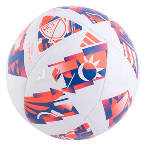 adidas MLS Club Soccer Ball 2024 IP1626 White/Sol Red/Globlu