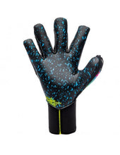 Load image into Gallery viewer, Reusch Attrakt Fusion Strapless Goalkeeper Gloves 5470979 7052 Black/Safety Yellow/Black