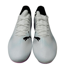 Load image into Gallery viewer, PUMA Future 7 Play FG/AG Adult Soccer Cleats 107723 01 WHITE/BLACK