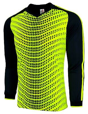 Just4Kicks Neon Yellow Goalkeeper Jersey Padded