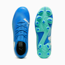 Load image into Gallery viewer, Puma Future 7 Play FG/AG Kids Soccer Cleats 107949 01 HyperlinkBlue/Mint