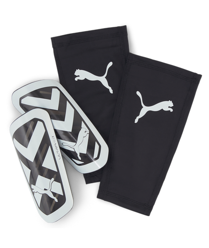 Puma Ultra Light Sleeve Shin Guard 030871 03 BLACK/WHITE