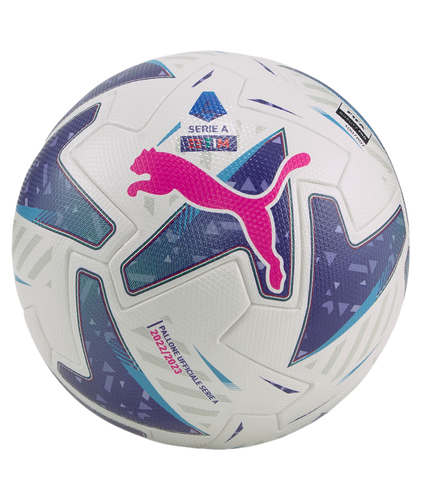 Puma Orbita Serie A Official Match Ball (FIFA Quality PRO) 2022-23 083999 01 PUMA WHITE-BLUE GLIMMER-SUNSET GLOW