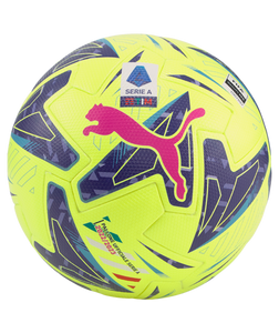 Puma Orbita Serie A Official Match Ball (FIFA Quality PRO) 2022-23 084005 01 LEMON TONIC-NAVY BLUE-SUNSET GLOW