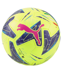 Puma Orbita Serie A Official Match Ball (FIFA Quality PRO) 2022-23 084005 01 LEMON TONIC-NAVY BLUE-SUNSET GLOW