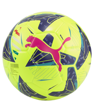 Load image into Gallery viewer, Puma Orbita Serie A Soccer Ball (FIFA Quality) 2022-23 084006 01 LEMON TONIC-NAVY BLUE-SUNSET GLOW