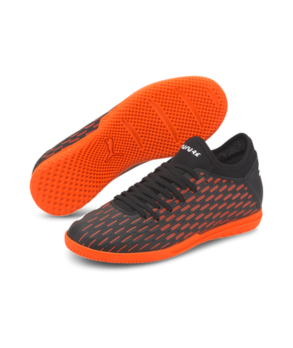 Puma FUTURE 6.4 IT Jr 106210 01 Black/White/Shocking Orange