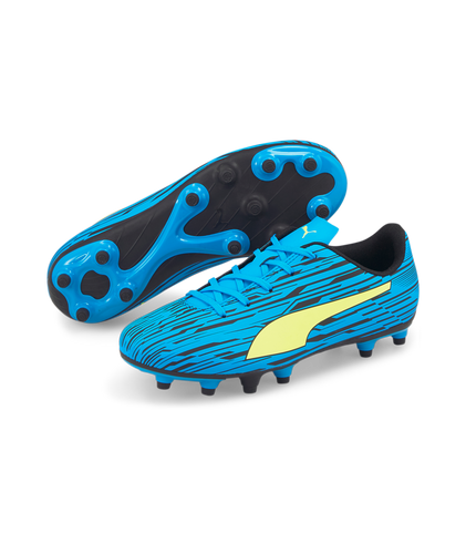 Puma Rapido III FG/AG Junior Cleats 106576 05 Blue/Yellow