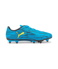 Load image into Gallery viewer, Puma Rapido III FG/AG Junior Cleats 106576 05 Blue/Yellow