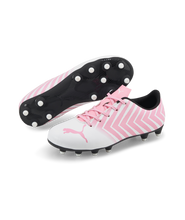 Load image into Gallery viewer, PUMA Tacto II FG/AG Junior Cleats 106704 05 - WHITE/PINK